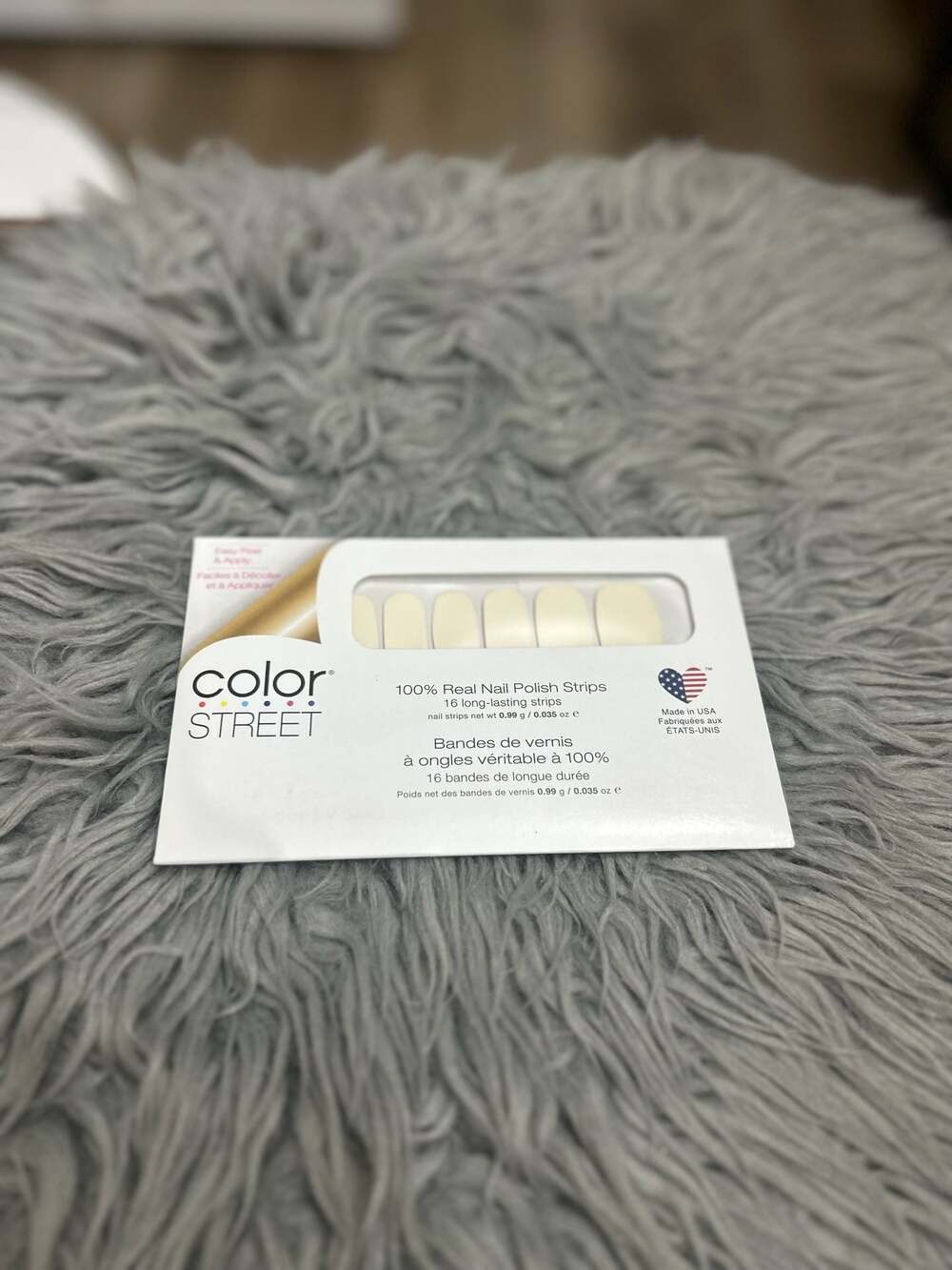 Color Street Swiss and Tell Nail Polish Strips